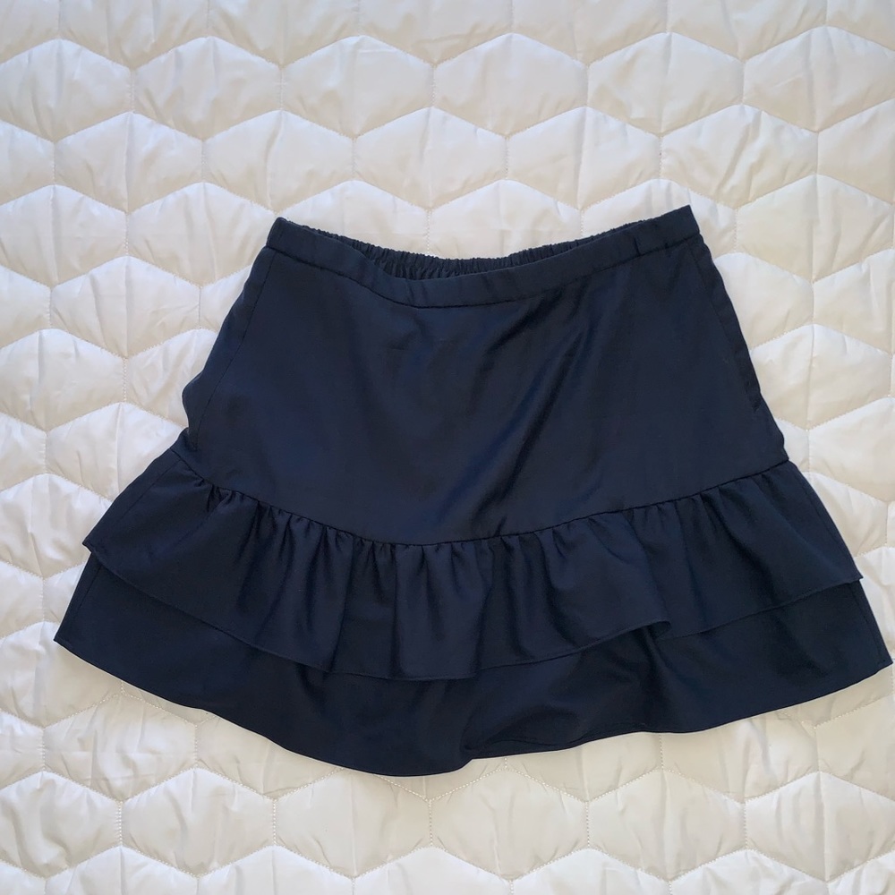 J. Crew Tiered Ruffle Skirt
